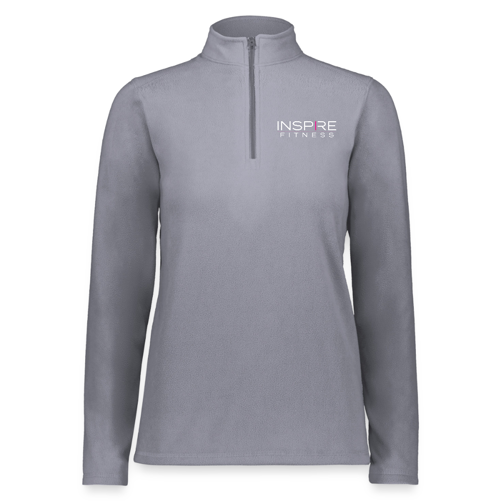 Augusta Sportswear Ladies Micro-Lite Fleece Quarter Zip - graphite grey