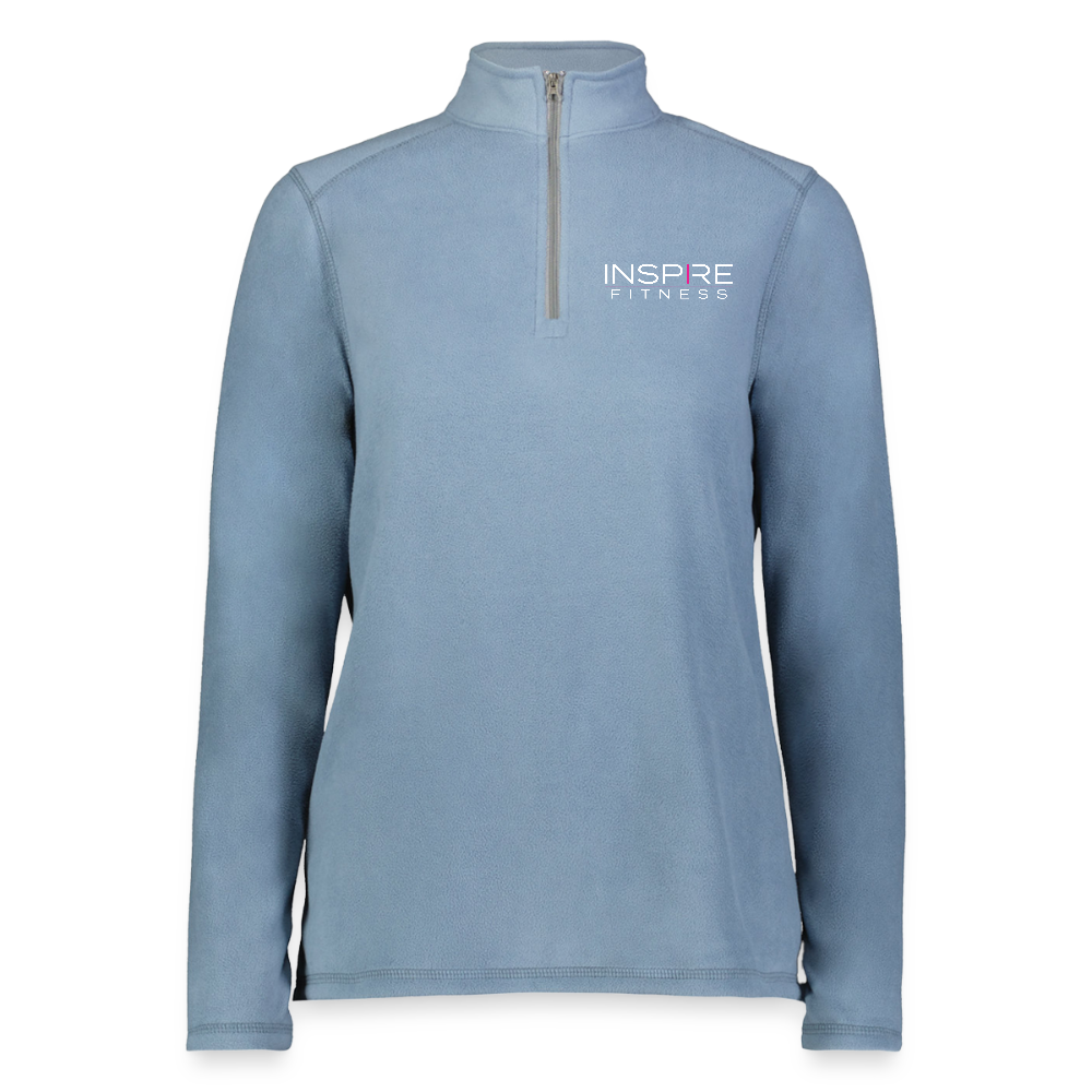 Augusta Sportswear Ladies Micro-Lite Fleece Quarter Zip - storm