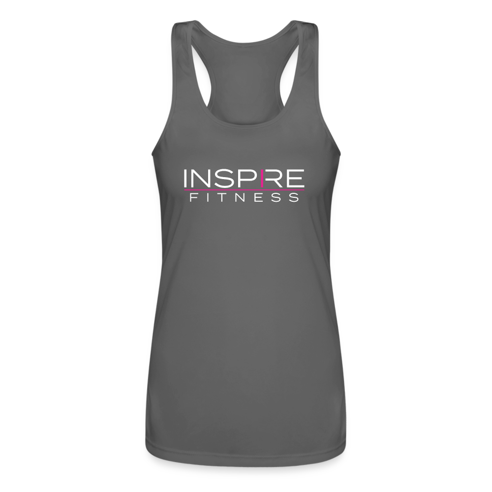 Performance Racerback Tank Top - charcoal