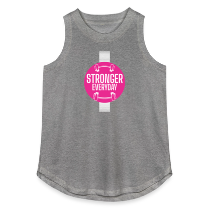 Women's Relaxed Tank Top - granite heather 