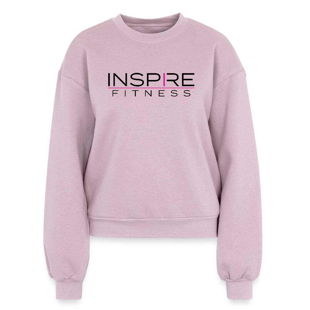 Women's Fleece Crewneck Sweatshirt - blush pink 
