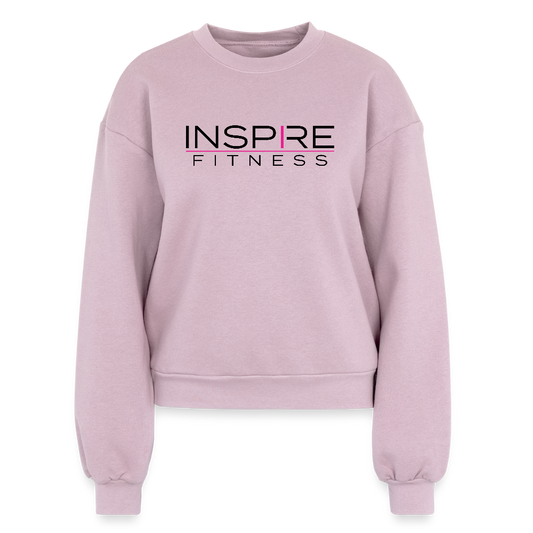 Women's Fleece Crewneck Sweatshirt - blush pink 