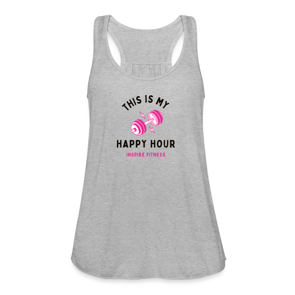 Women's Flowy Tank Top by Bella - heather gray