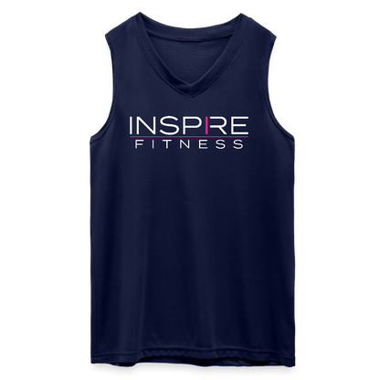 Augusta Ladies' Sleeveless Wicking Attain Jersey - navy