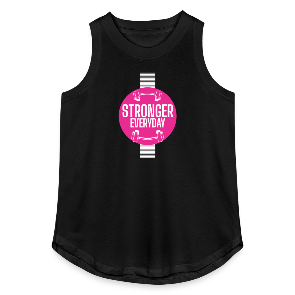 Women's Relaxed Tank Top - black