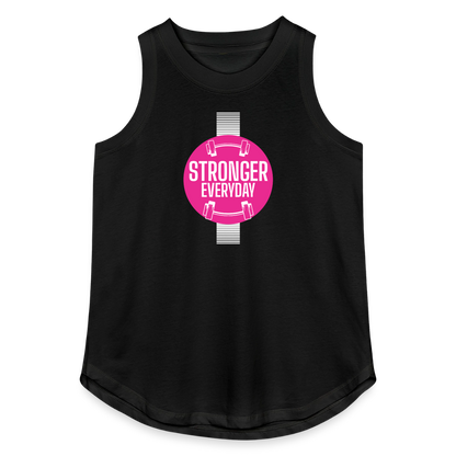 Women's Relaxed Tank Top - black