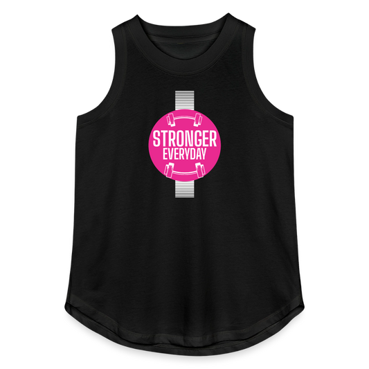 Women's Relaxed Tank Top - black
