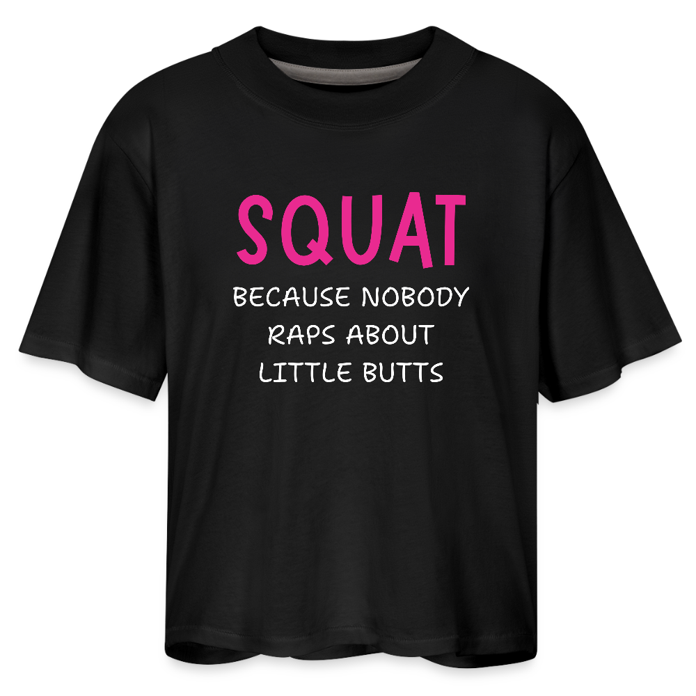 Women's Boxy Tee - black