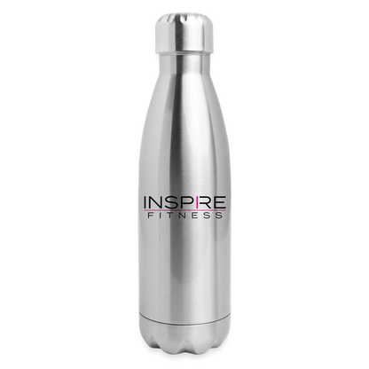 Insulated Stainless Steel Water Bottle - silver