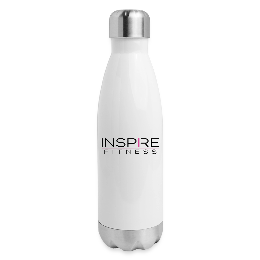 Insulated Stainless Steel Water Bottle - white