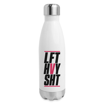Insulated Stainless Steel Water Bottle - white