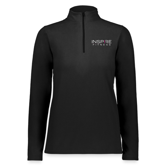 Augusta Sportswear Ladies Micro-Lite Fleece Quarter Zip - black