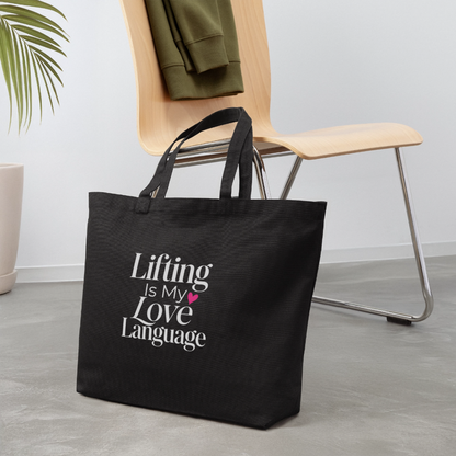 Eco-Friendly Cotton Tote - black