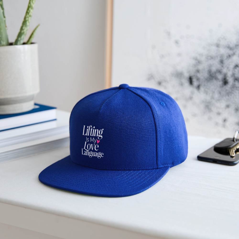 Snapback Baseball Cap - royal blue
