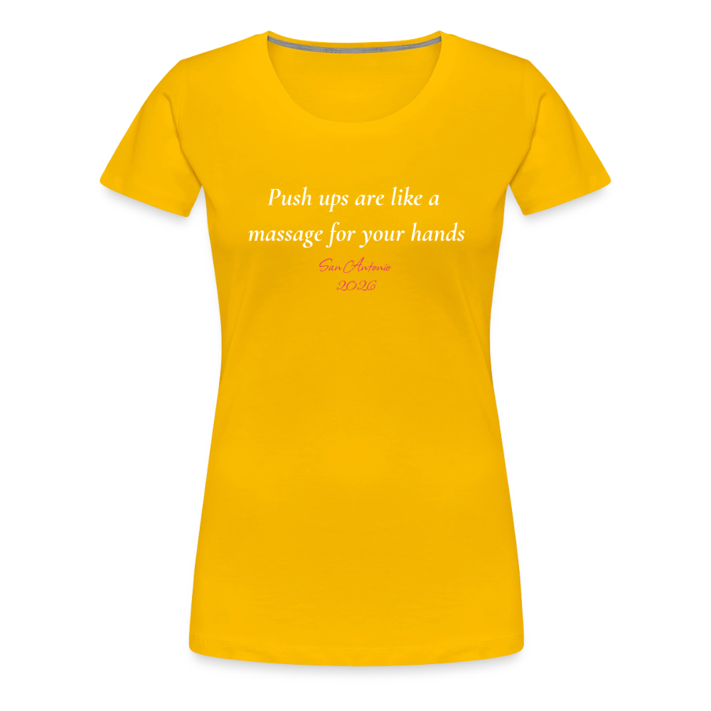 Women’s Premium T-Shirt - sun yellow