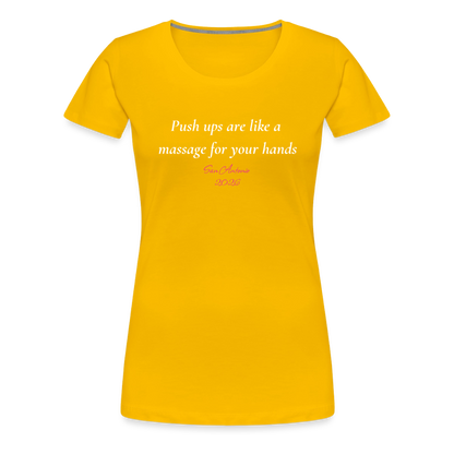 Women’s Premium T-Shirt - sun yellow