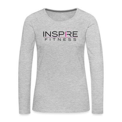 Women's Premium Long Sleeve T-Shirt - heather gray