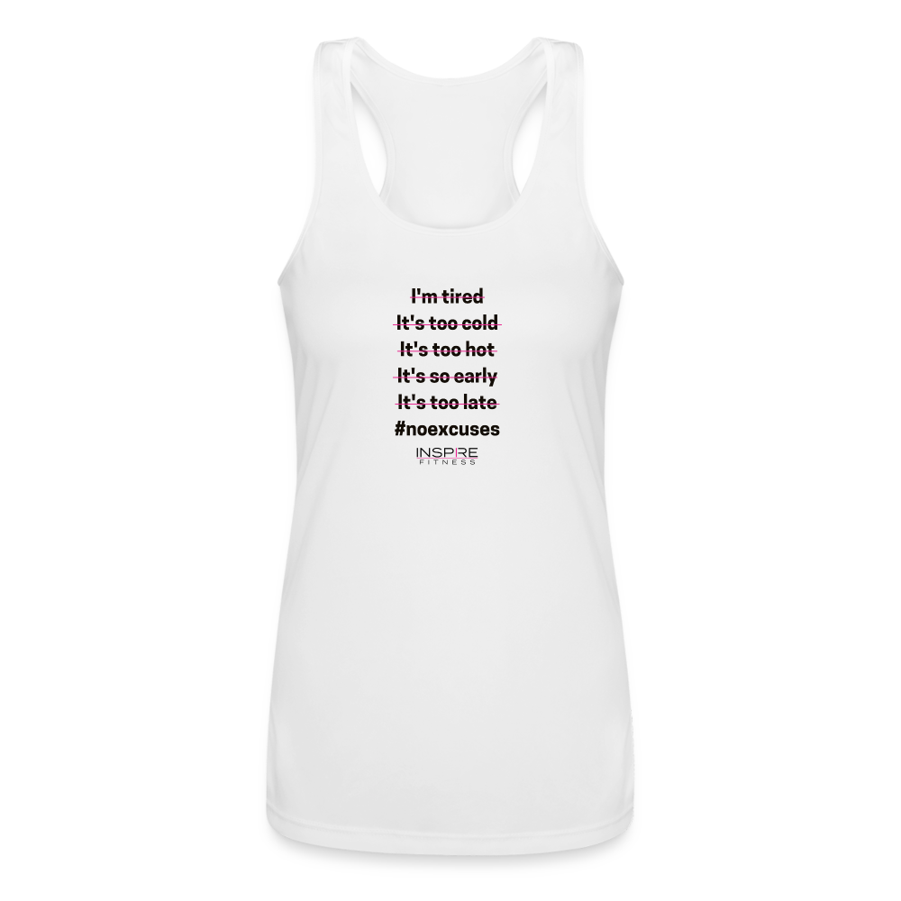 Women’s Performance Racerback Tank Top - white